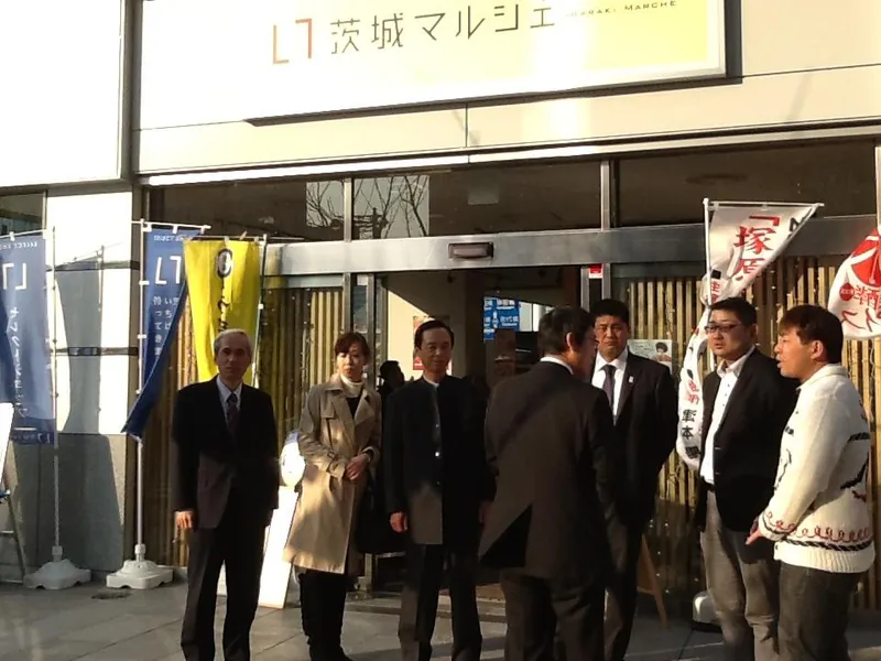 茨城マルシェの入口