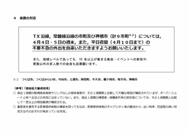 コロナ「外出自粛」要請の写真 3