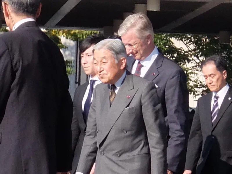 ベルギー国王・王妃両陛下訪問時のハプニングの写真 2