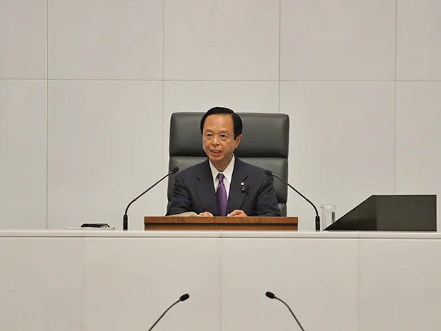 議長として最後の定例会