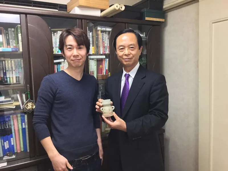守谷陶芸展で新人賞の写真 1
