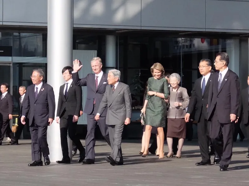 ベルギー国王・王妃両陛下訪問時のハプニングの写真 1
