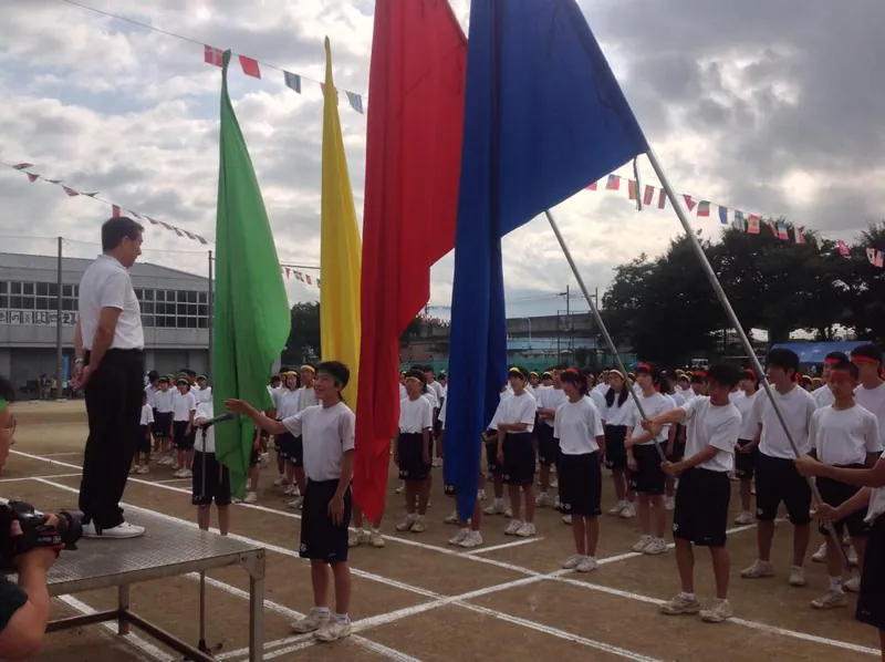 守谷中学校の運動会の写真 2