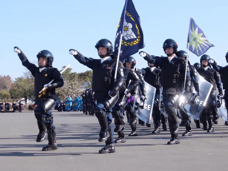 茨城県警察視閲式の写真 5