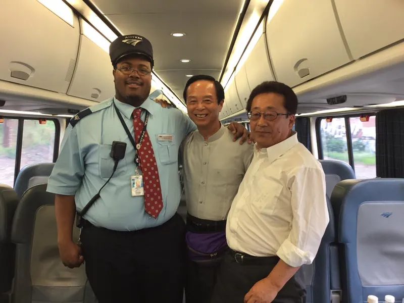 NYからワシントンに向かう列車の写真 2