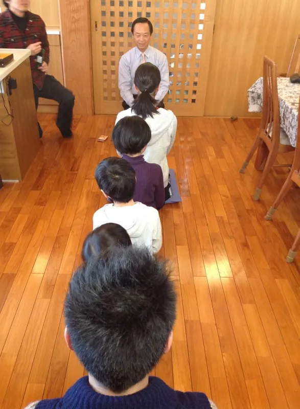 恒例のお年玉風景の写真 1