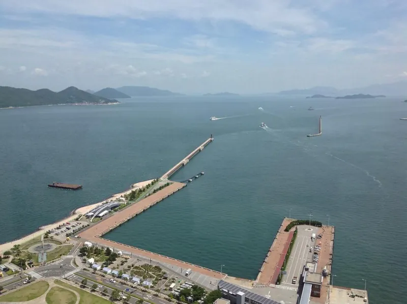 香川県高松港の視察の写真 2