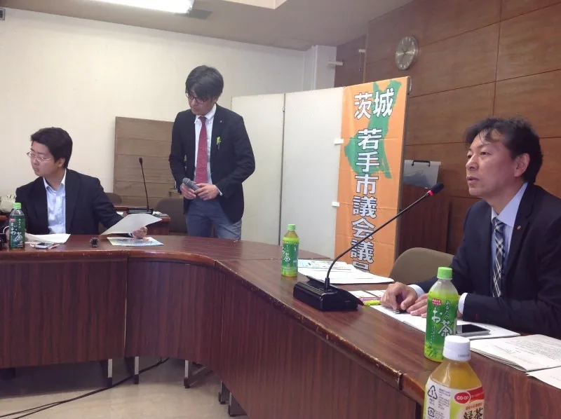 佐藤取手市議会議長にお世話になりました