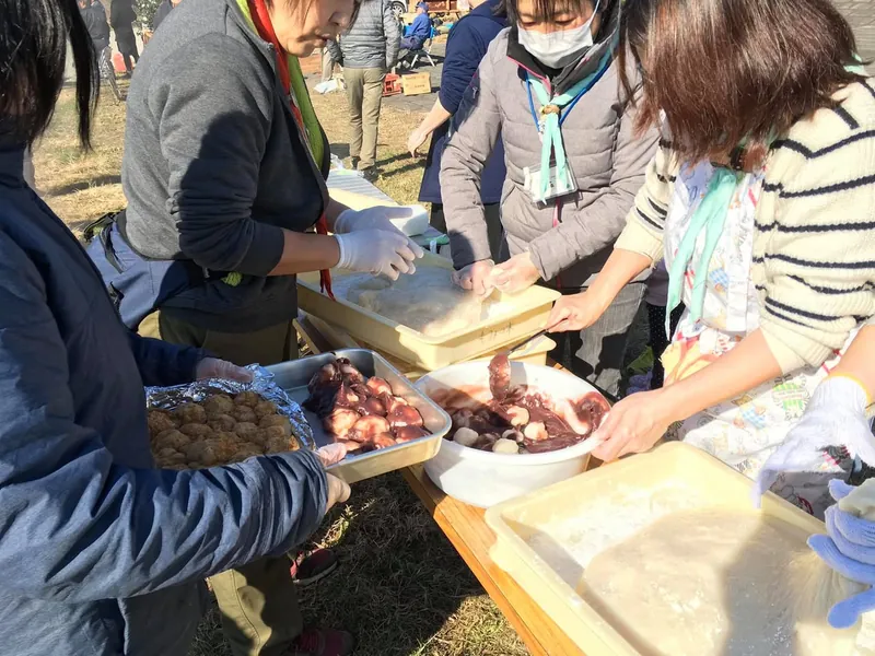 恒例の「あわんとり」の写真 3