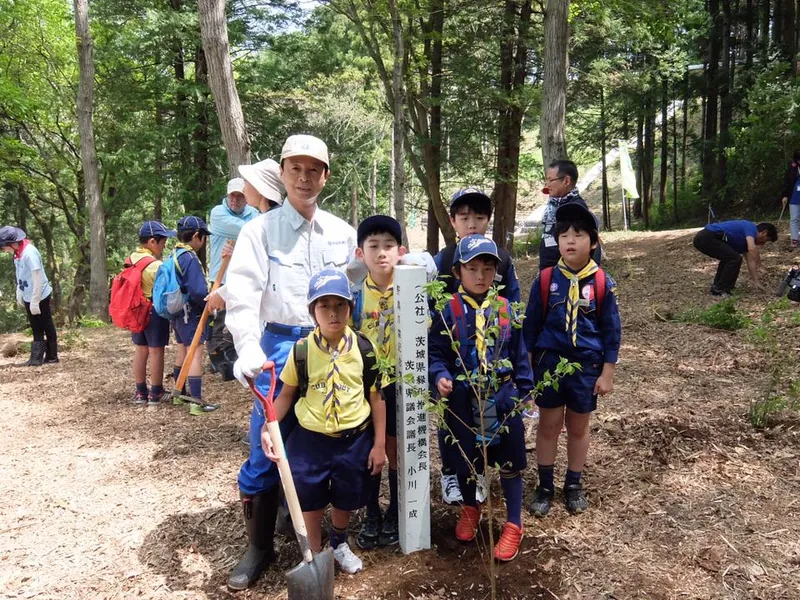 笠間で植樹祭の写真 3