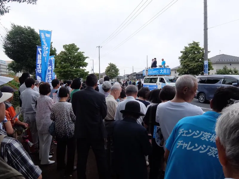 大井川かずひこ候補の熱い想いの写真 3