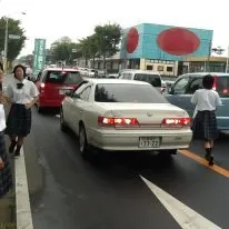 守高女子剣道部キャンペ－ンに参加の写真 1