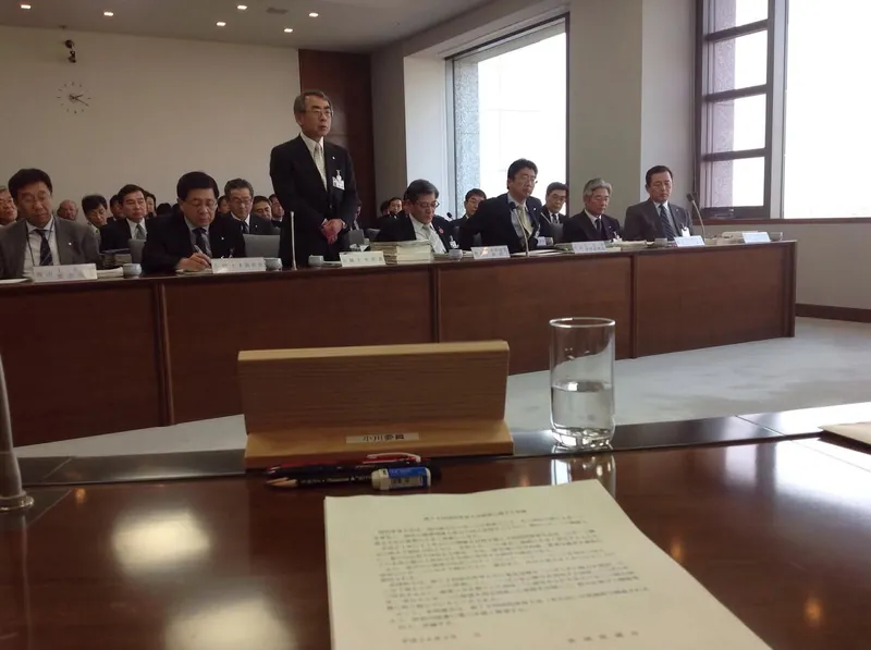 定年を迎える立蔵部長の挨拶は、やり遂げた充実感に満ちていた。