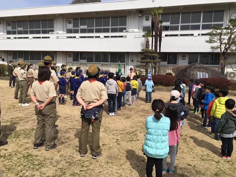 ボーイスカウト入隊説明会の写真 1