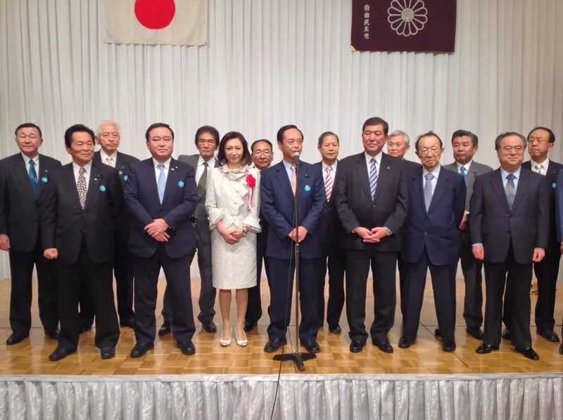 県議選に向け石破幹事長来るの写真 1