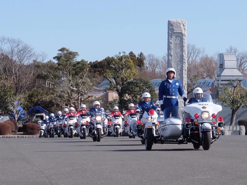茨城県警察視閲式の写真 4