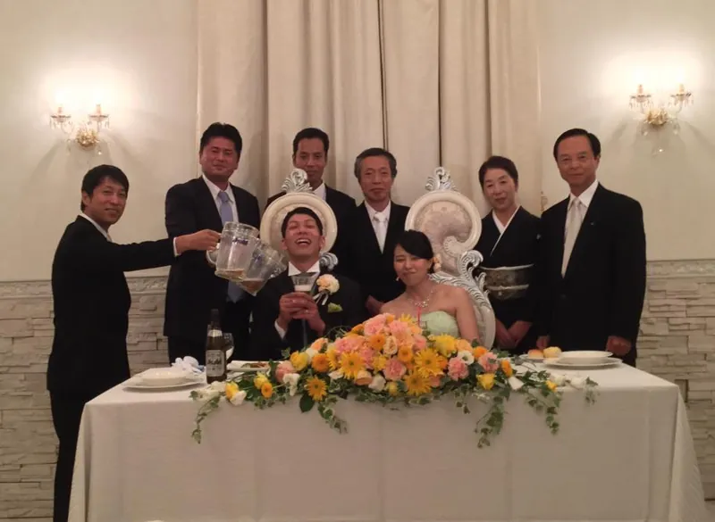 さとし君　紗央里さん結婚おめでとうの写真 3