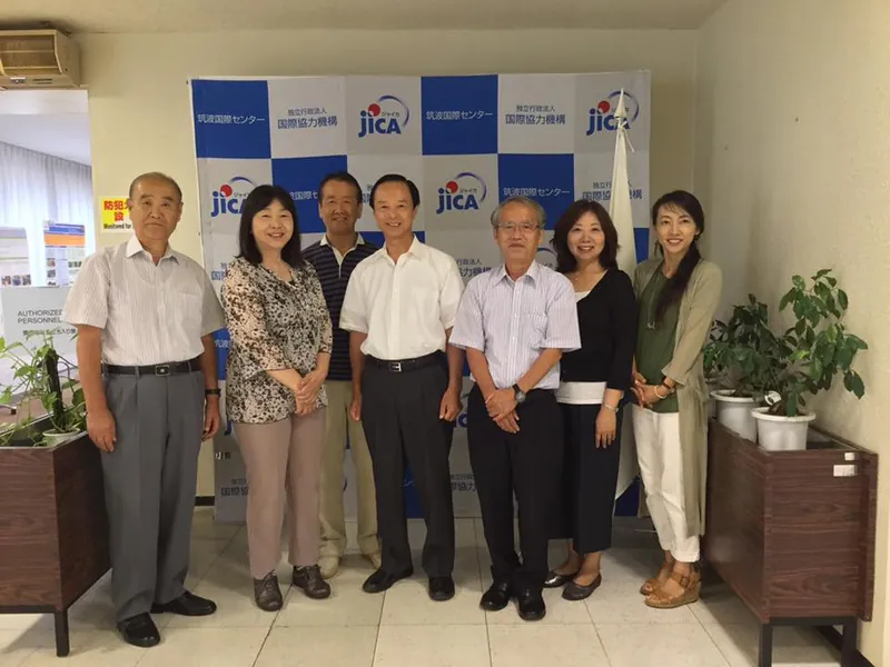 JICA筑波を訪問の写真 1