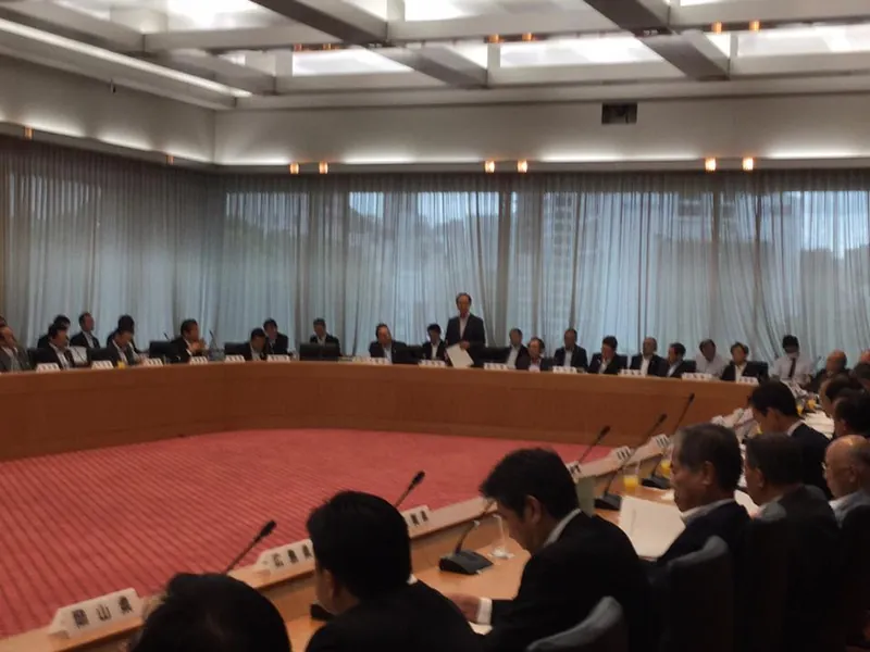 全国議長会に参加の写真 1