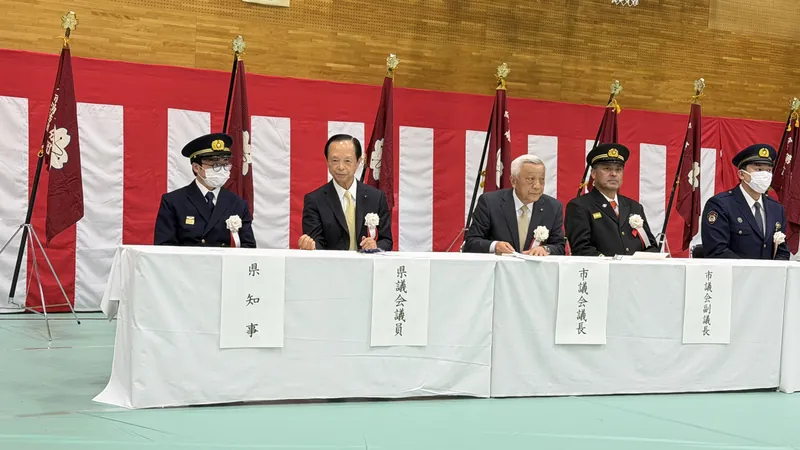 守谷市消防出初式の写真 2