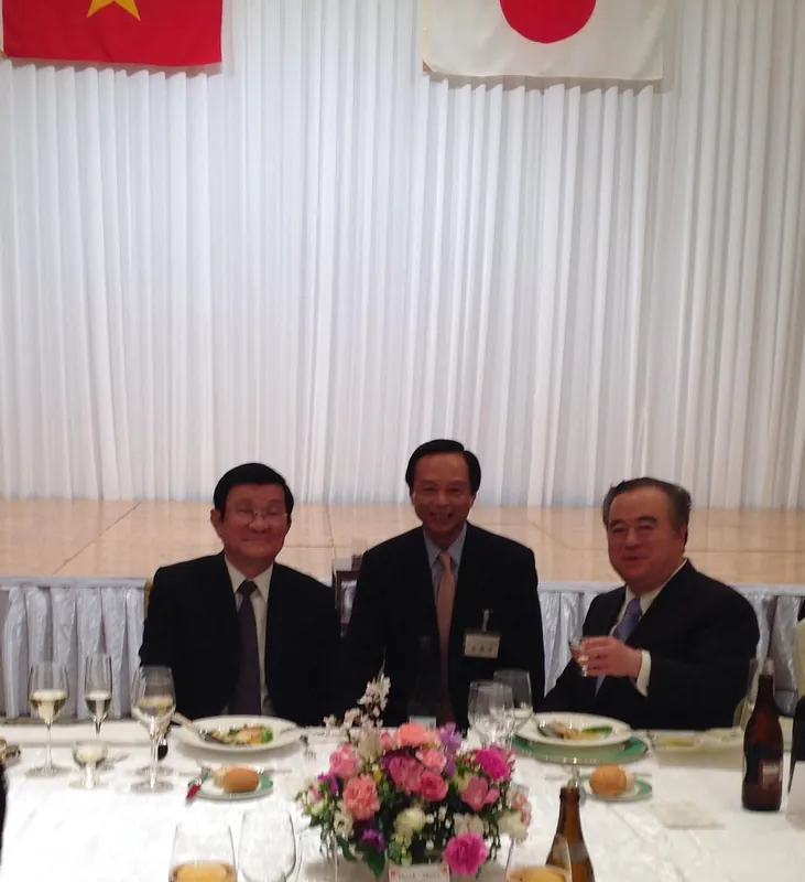 サン国家主席と橋本知事