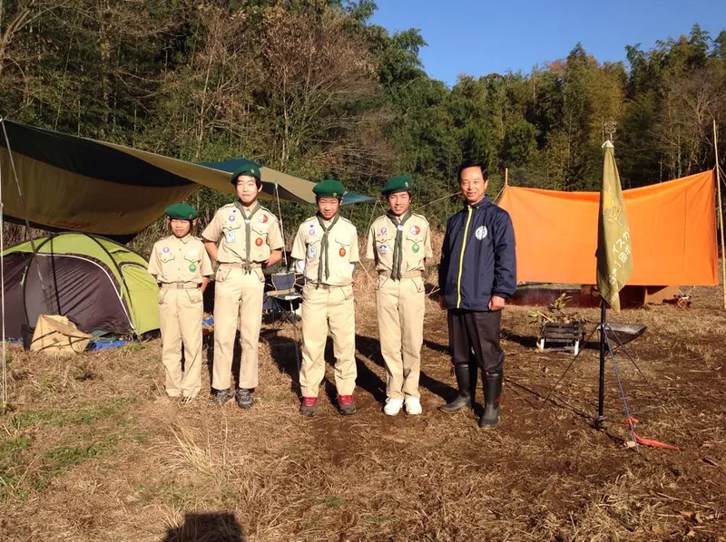 ボーイ隊のキャンプの写真 1