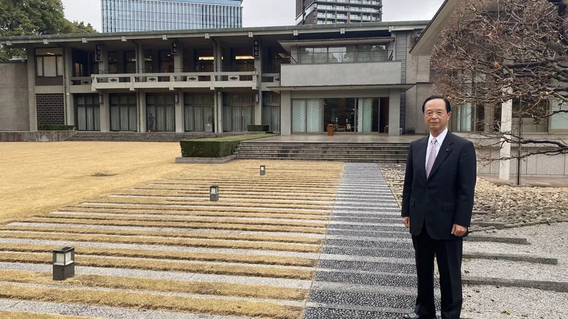 額賀衆議院議長公邸を訪問の写真 3