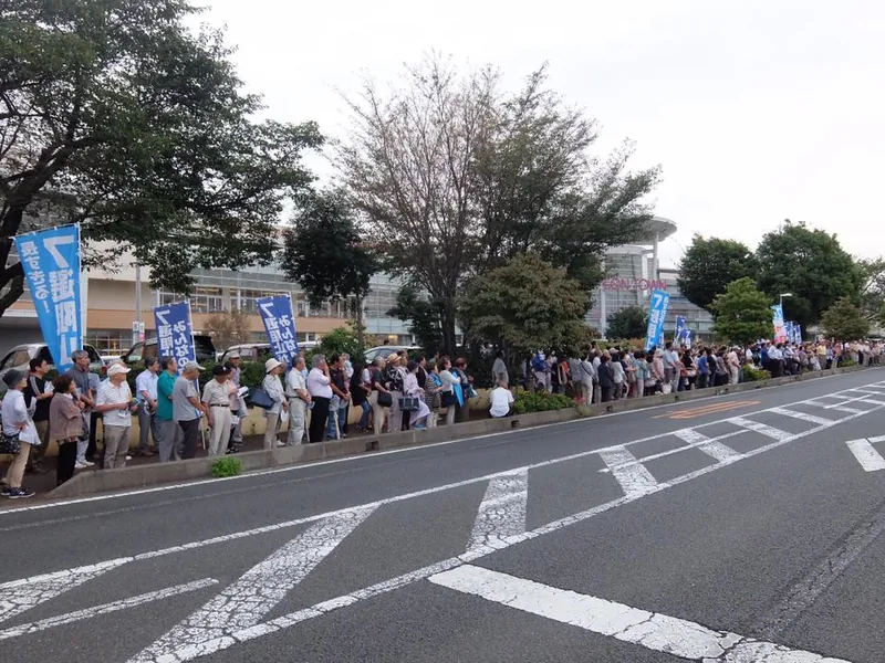 大井川かずひこ候補の熱い想いの写真 2