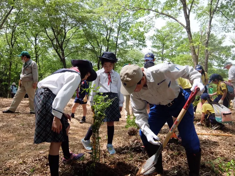 笠間で植樹祭の写真 4