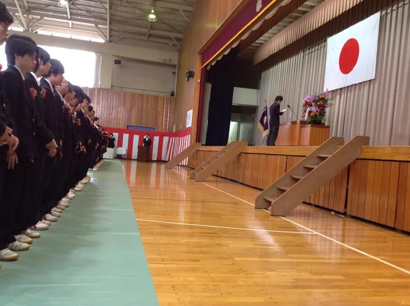 守谷高校の卒業式の写真 1