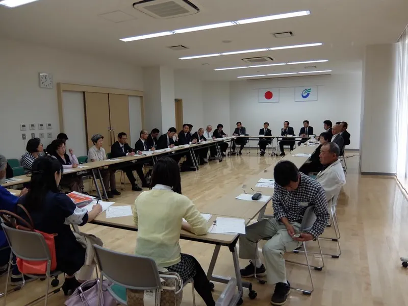 常総市坂手地区の徘徊犬問題に係る対策会議の写真 2