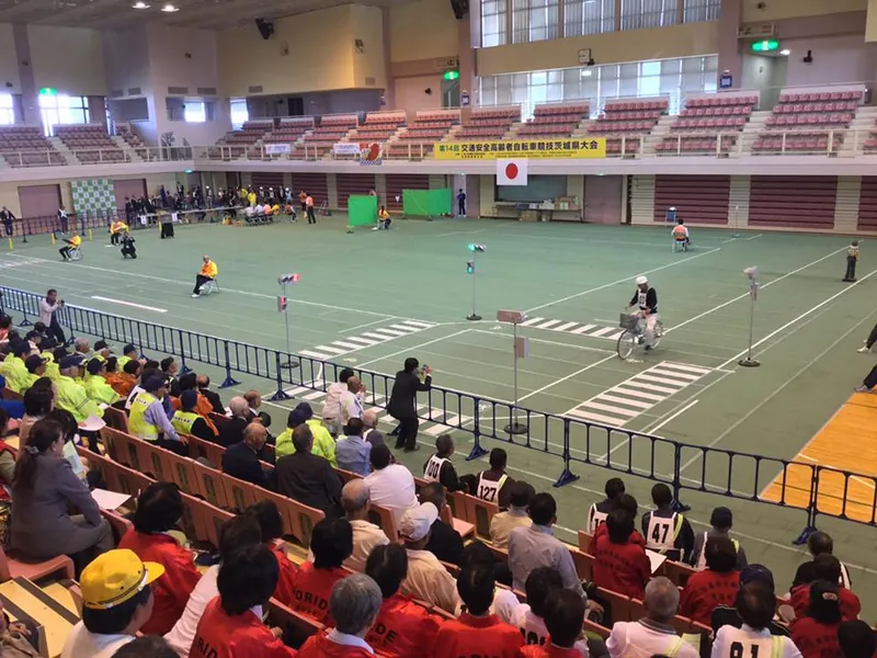 交通安全高齢者自転車競技大会の写真 2