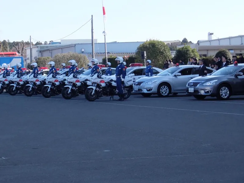 茨城県警察視閲式に参加の写真 4