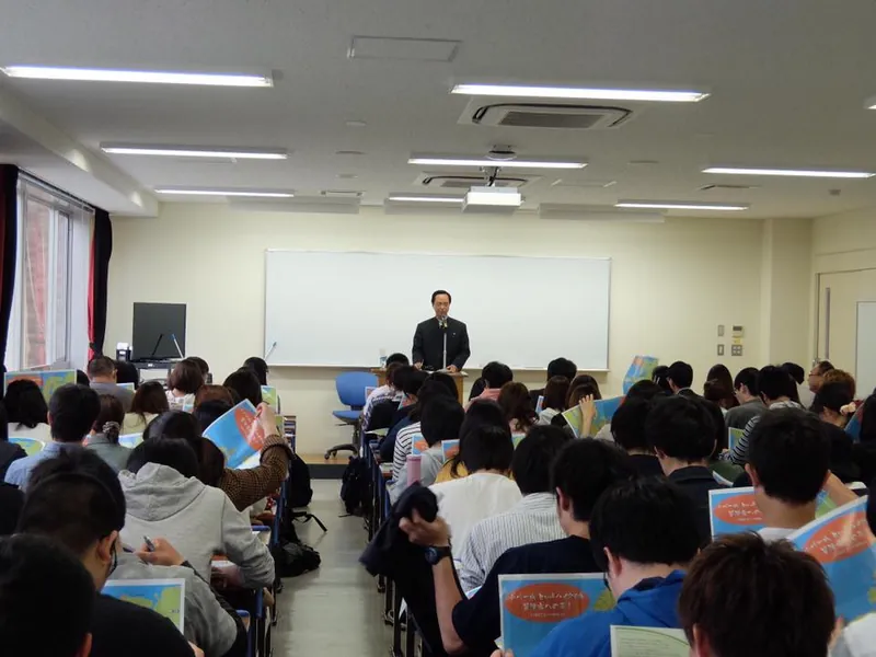 茨城大学での講義 そのⅡの写真 1