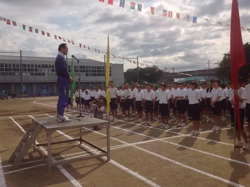 守谷中学校の運動会の写真 1