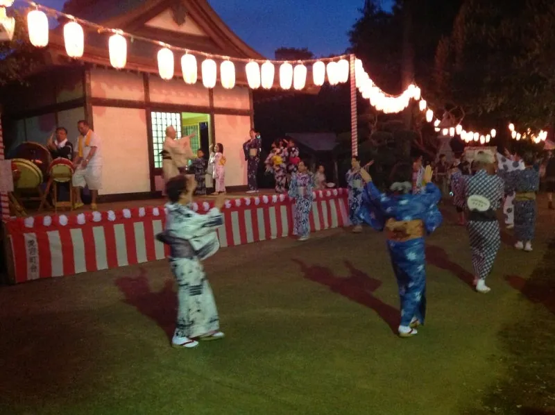 愛宕町内の夏祭り