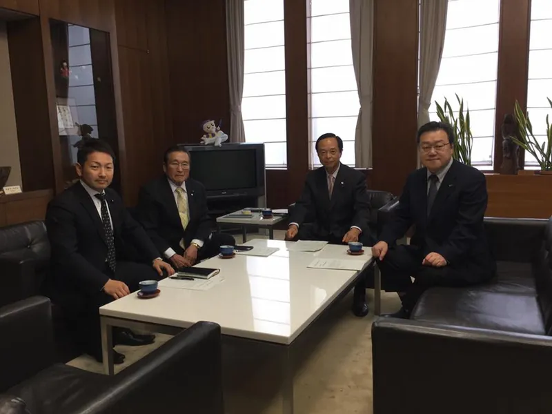 新年度の議長方針の写真 1