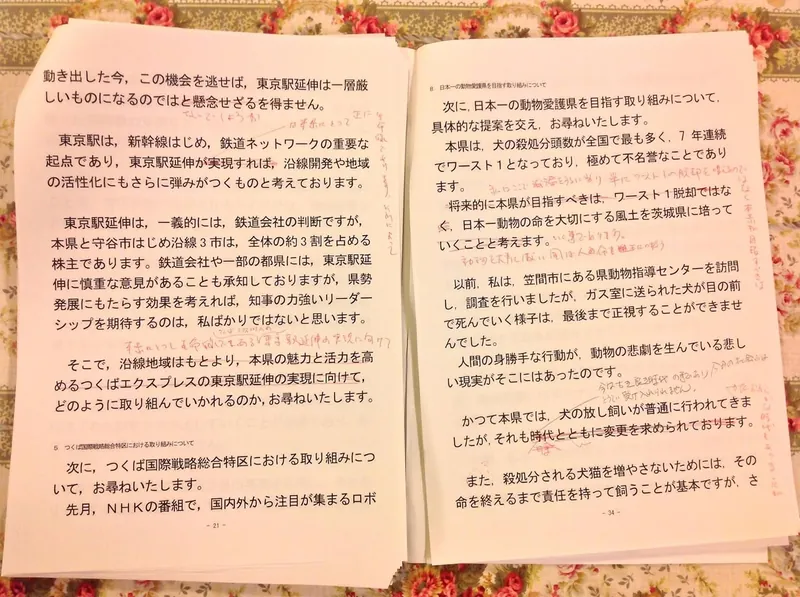 代表質問　そのⅠの写真 1