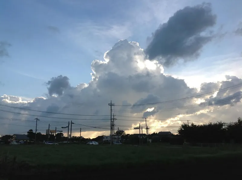 秋空と夏空が戦っているの写真 7