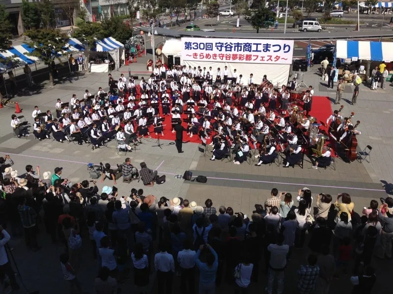 守谷市内4つの中学校吹奏楽部