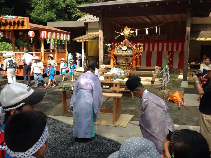 香取神社の夏祭りの写真 1