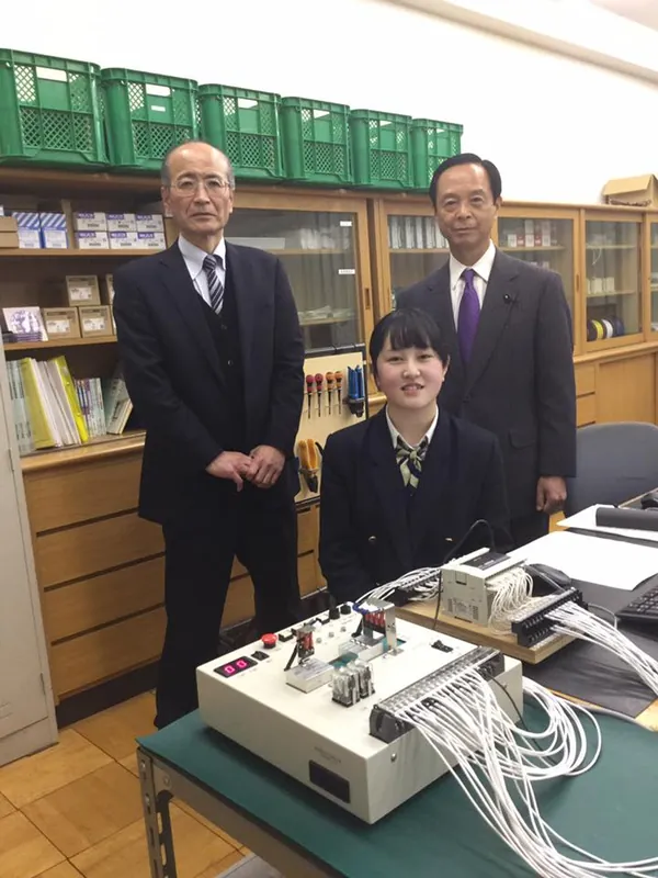 つくば工科高ロボット工学科2年生の藤浦さんが快挙の写真 3