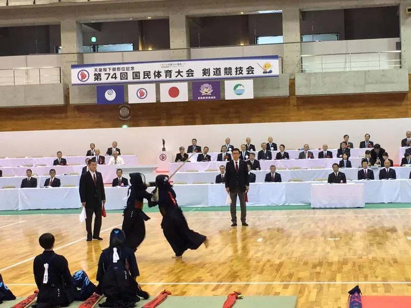 日本一の守谷高校女子剣道部の写真 1