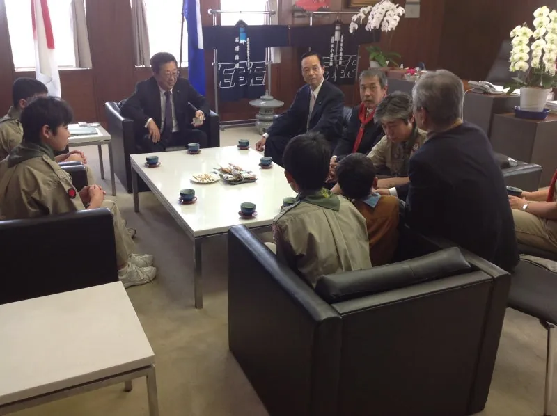 白田議長を表敬訪問