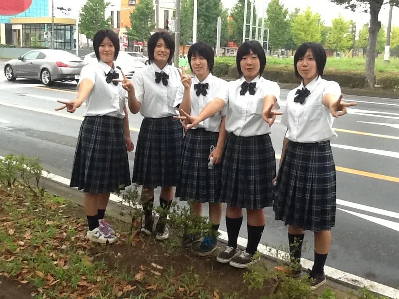 守高女子剣道部キャンペ－ンに参加の写真 4