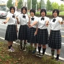 守高女子剣道部キャンペ－ンに参加の写真 2