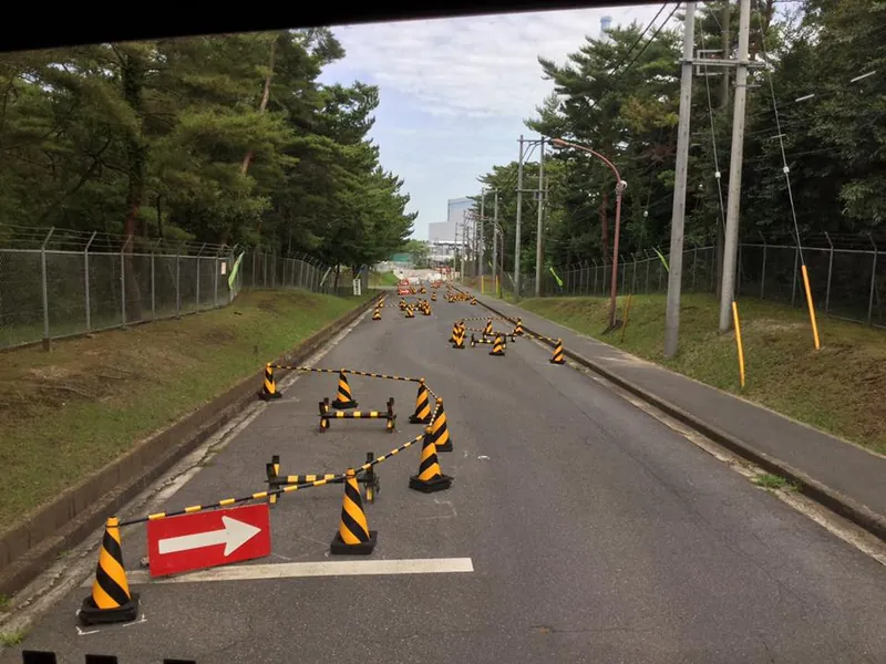 青山ゼミの視察　テロ対策の写真 1