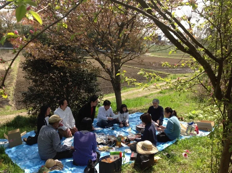 みつばちプロジェクトの花見の写真 1