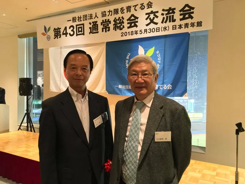 五百旗頭（いおきべ）元防衛大学校長の講演の写真 1